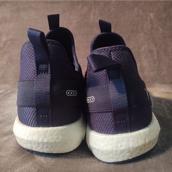 NIB Puma Mega NRGY X Peacoat-Puma White Men's sz 11.5 Navy Sneaker Slip-on Shoe - Picture 4 of 9